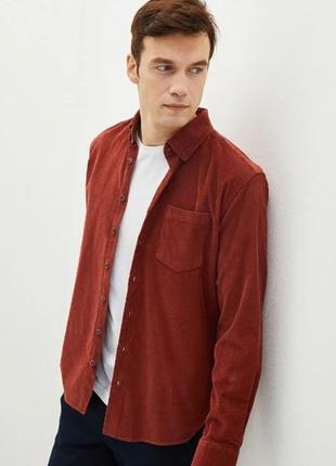 Дуже красива вельветова сорочка basefield