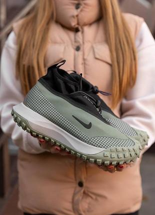 ‼️ розпродаж ‼️ кросівки унісекс nike acg mountain fly gore-tex green black