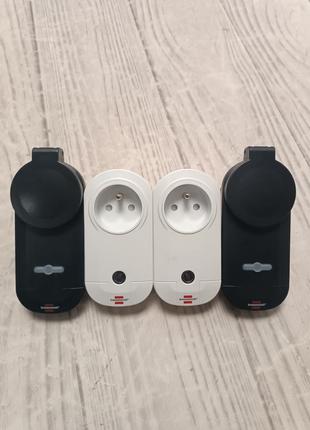 Brennenstuhl comfort-line 2шт, ip44, 5 а, 1000 вт розетки 4 шт