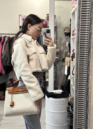 Сумка h. дубленка zara. очки celin