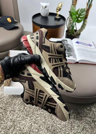 Зимние кроссовки asics gel-sonoma 15-50 gore-tex brown аксиксы на гортексе зима