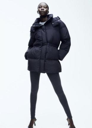 Пуховик black h&m premium selection 💝