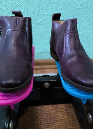 Кожаные женские ботинки3 фото