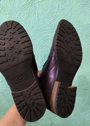 Кожаные женские ботинки4 фото