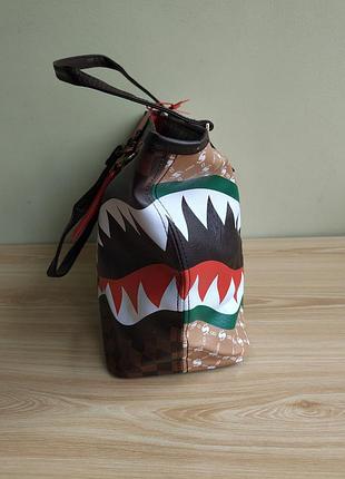 Женская сумка сумочка шоппер sprayground shark in paris vs florence tote limited edition 910t3583nsz8 фото