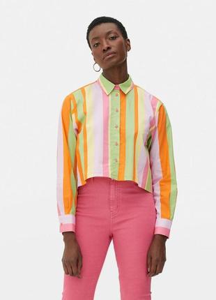 Укороченная хлопковая рубашка от primark