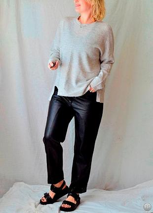 8520\110 тонкий бежевий светр new look l