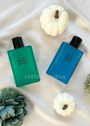 Green savage / blue spirit zara чоловічі парфуми зара / туалетна вода / zara парфуми чововічі