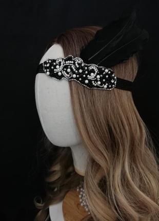Повязка гетсби ручная работа1 фото