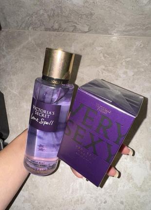 Невероятный набор парфюма+спрей victoria’s secret