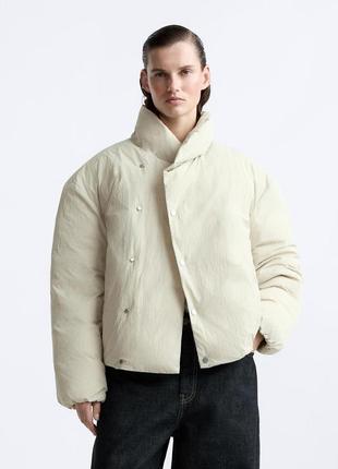 Пуховик пухова куртка premium limited collection zara х studio nicholson