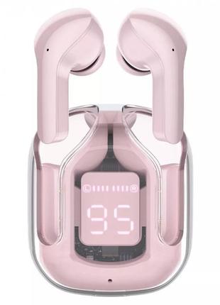 Бездротові навушники із сенсорним керуванням acefast t6 tws pink lotus