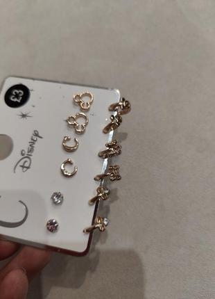 Детские disney серьги у 🎁 к 📦