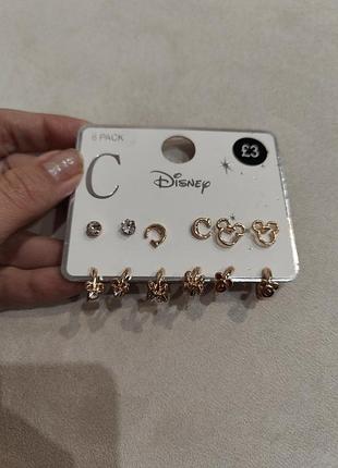 Детские disney серьги у 🎁 к 📦