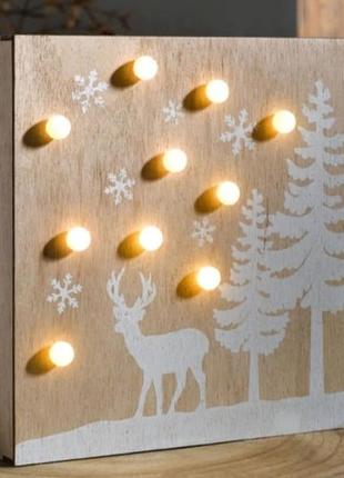 Деревянный декор livarno home led