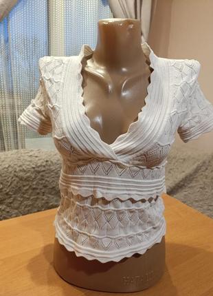 Zara  укорочена футболка