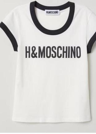 Футболка колаборації h&m з moschino