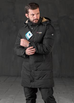 Зимняя мужская куртка columbia black