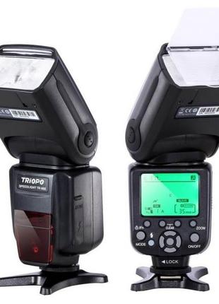 Вспышка triopo tr-988 с i-ttl и hss для фотоаппаратов nikon