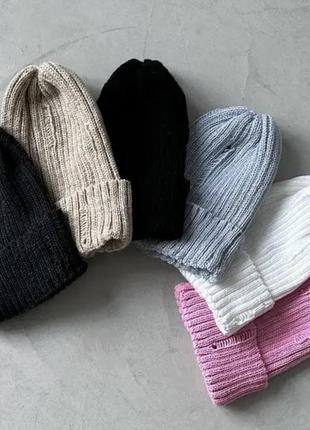 Шапки з рваним ефектом