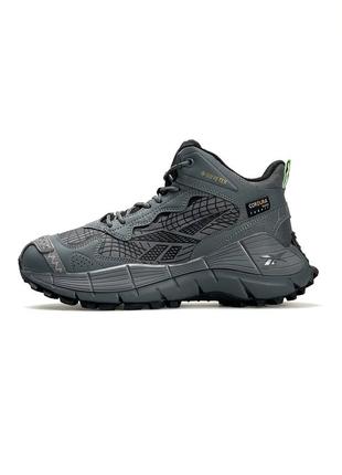 Зимние мужские высокие кроссовки с мехом reebok zig kinetica 2.5 🆕 зимние кроссовки рибок