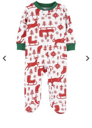 Новорічний чоловічок carter’s сліп