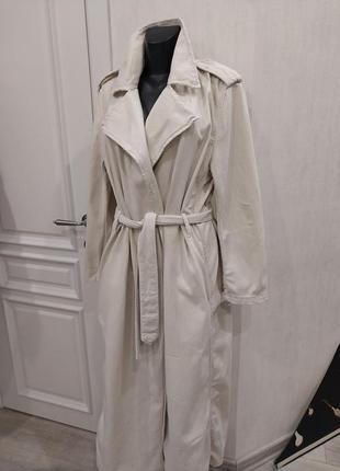 Джинсовый тренч от zara