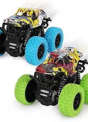 Сток машинки monster truck cars pull back trucks 2шт