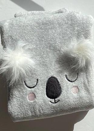 Флісова піжама для дівчинки  оригінал примарк Grey