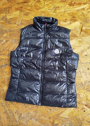 Оригинальная пуховая жилетка moncler Ausa lampo 48328/50/68950rn 116347