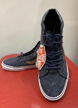 Vans sk8-hi reissue (wool &amp; leather) 2