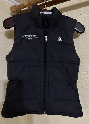Спортивная жилетка, натуральный пух adidas