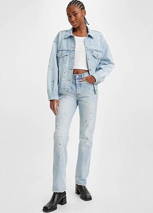 Жіночі прямі джинси levi's 501