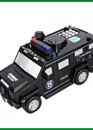 Mb детская копилка сейф машинка hummer cach truck, электронная копилка с кодовым замком и отпечатком пальца
