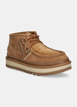 Замшевые кроссовки ugg hayden moc