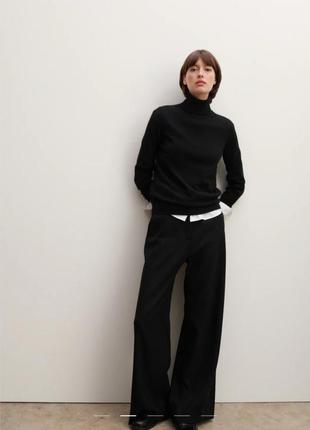 Франція eric bompard преміум бренд кашеміровий базовий гольф водолазка пуловер.