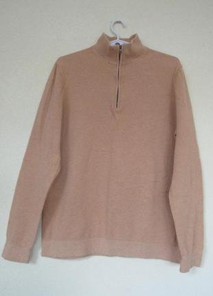 Мужской коттоновый реглан с высоким горлом от manorакция 1+1=3 на все вещи