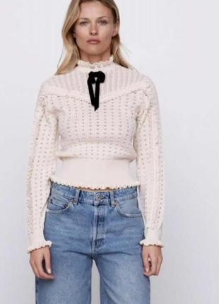 Красивый свитер zara