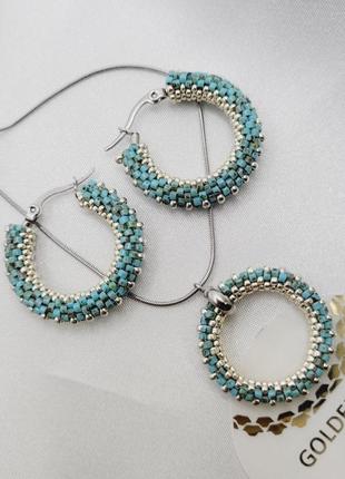 Серьги из бисера