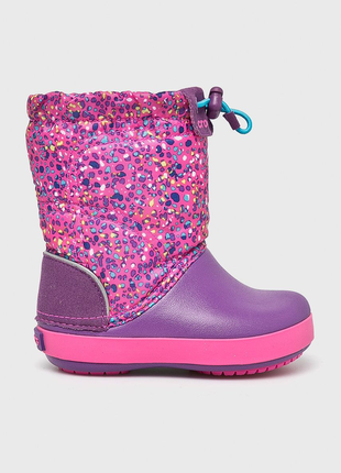 Crocs kids crocband lodgepoint graphic детские зимние ботинки