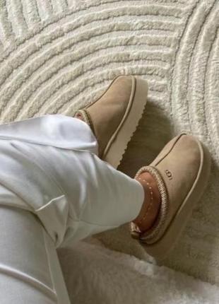 Замшеві ugg tazz бежеві