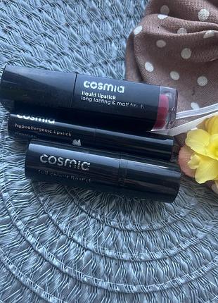 Губная помада, жидкая помада от cosmia