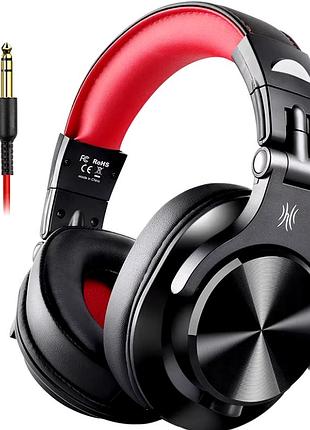 Навушники oneodio fusion wireless a71 студійні діджейські повнорозмірні red
