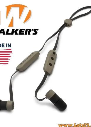 Активные наушники walker's flexible ear bud rope 29 nrr тактические беруши под шлем активные наушники на каску