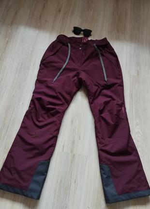 Бордові лижні штани для сноуборда, 1+1=3 🧶🧶🧶