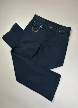 Gucci vintage  хлопковые прямые  брюки с цепью