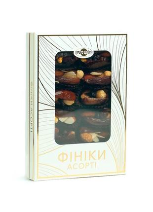 Цукерки фруктово-горіхові без цукру фініки асорті 150 г