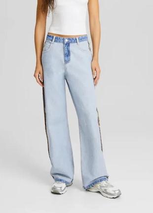 Джинси bershka в стилі vetements