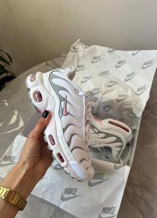 Женские кроссовки nike air max tn + white pink v / smb