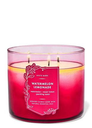 Ароматизована свічка watermelon lemonade bath & body works